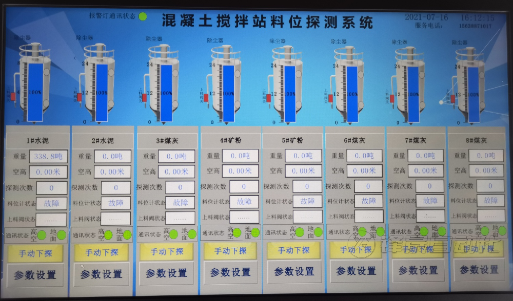 系統配置（8 倉為例）